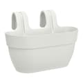 Miniatyrbillede 2 af 5: Urtepotte Elho 3662603645100 Hvid Plastik Rektangulær Moderne 24 x 36 x 26,5 cm
