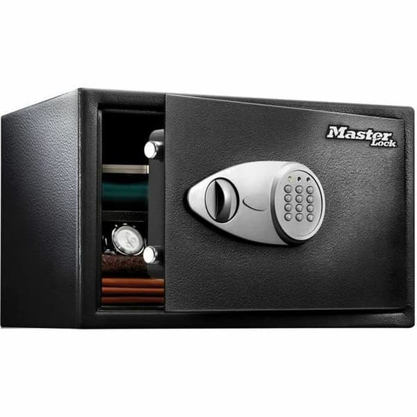 Kassaskåp Master Lock Svart Svart/Grå Stål