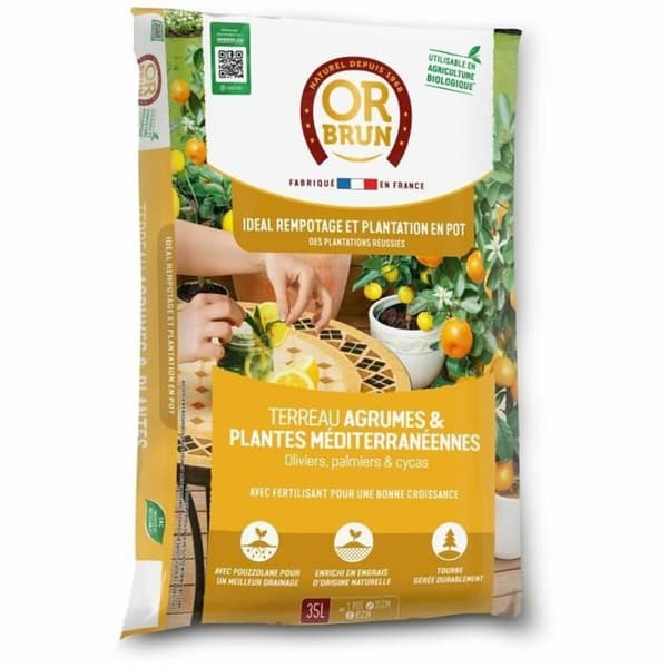 Krukkompost OR BRUN OBRTAG35N 35 L