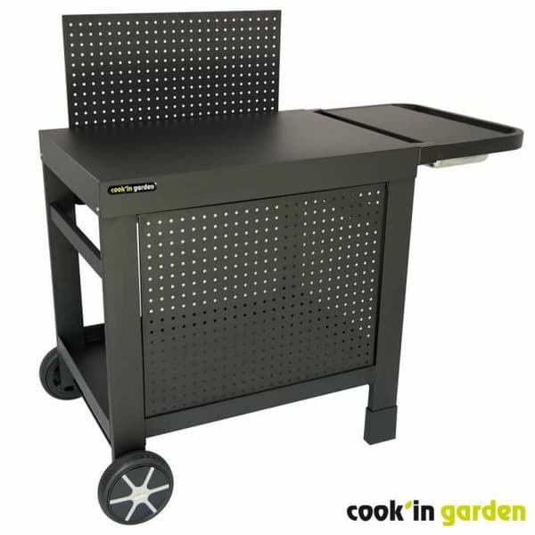 Grillipöytä Cook'in Garden Reva 110 Premium Teräs Puutarha Musta 108 x 55 cm