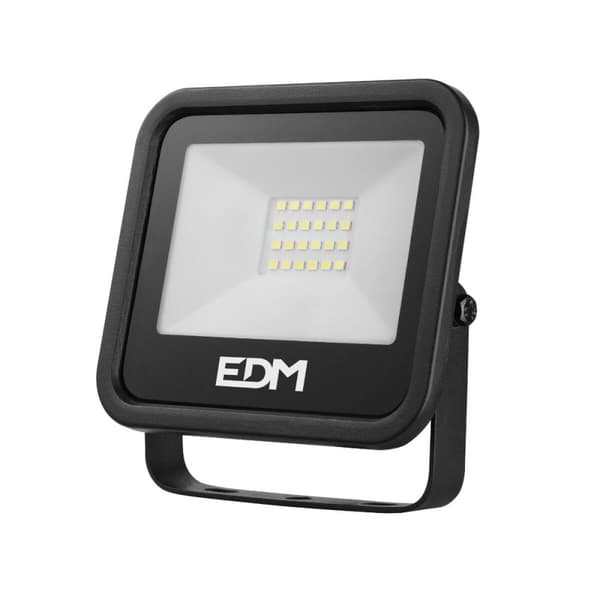 LED spotlight EDM 70401 Black Series Musta F 20 W 12,4 x 10,6 x 2,8 cm (6400 K)