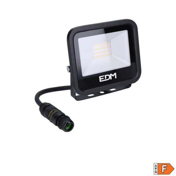 LED spotlight EDM 70401 Black Series Musta F 20 W 12,4 x 10,6 x 2,8 cm (6400 K)