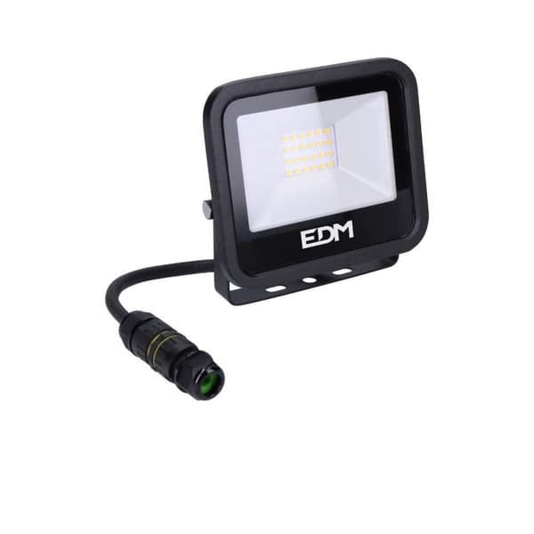 LED spotlight EDM 70401 Black Series Musta F 20 W 12,4 x 10,6 x 2,8 cm (6400 K)