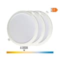 Miniatyrbillede 5 af 5: Dybtstrålende LED EDM 31568 18 W Ø 22 x 3,2 cm 3 enheder (4000 K)