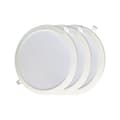 Miniatyrbillede 1 af 5: Dybtstrålende LED EDM 31568 18 W Ø 22 x 3,2 cm 3 enheder (4000 K)