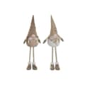 Miniatyrbild 1 av 4: Julgranskula Home ESPRIT Vit Beige Gnom 30 x 20 x 58 cm (2 antal)