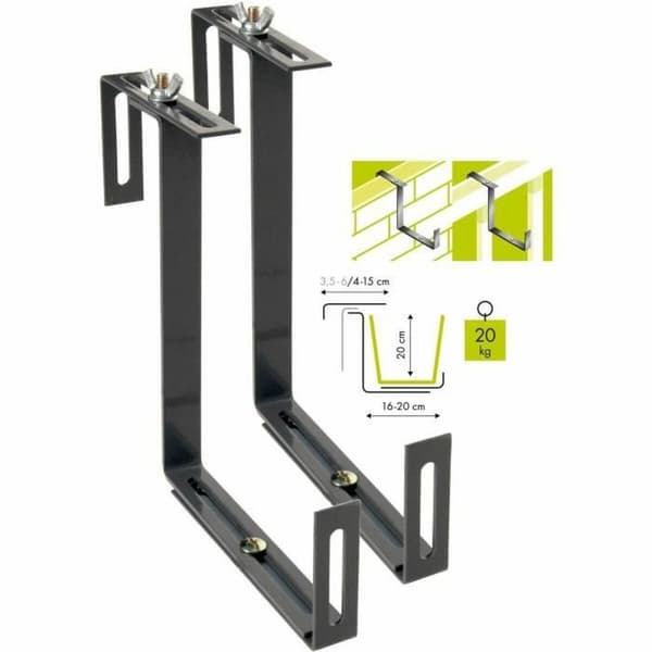 Jardinierestøtte Garden ID Balcony Hook