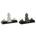 Pikkukuva 1 / 4: Poltin Home ESPRIT Keraminen Puu MDF Buddha 24 x 8 x 14 cm (2 osaa)