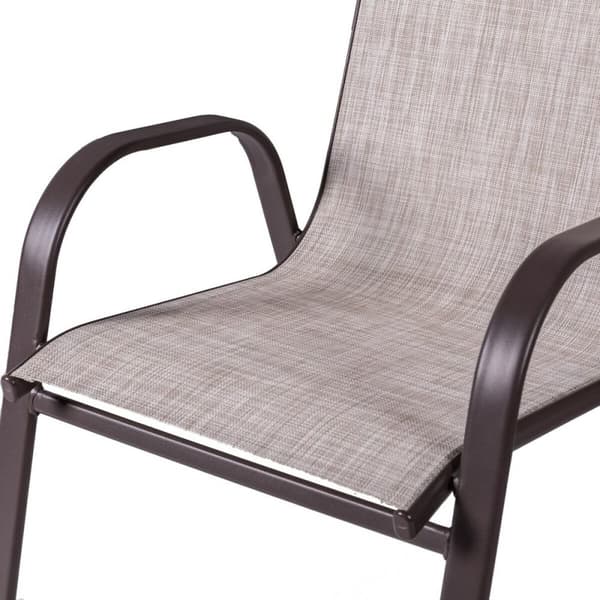 Vrtni stol Neila 56 x 68 x 93 cm Brun Stål
