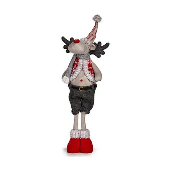 Julereinsdyr 13 x 65 x 18 cm Rød Grå