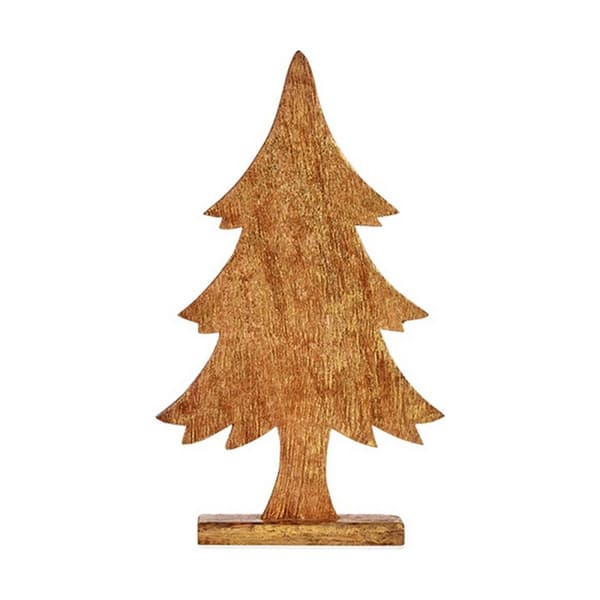 Joulupuu 5,1 x 49,5 x 25,5 cm Kullattu Puu