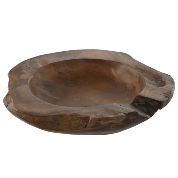 Borddekoration Home ESPRIT Natur Mørkebrun 45 x 45 x 6 cm