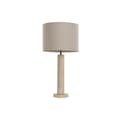 Miniatyrbillede 1 af 6: Bordlampe Home ESPRIT Beige Hør Marmor 35 x 35 x 72 cm