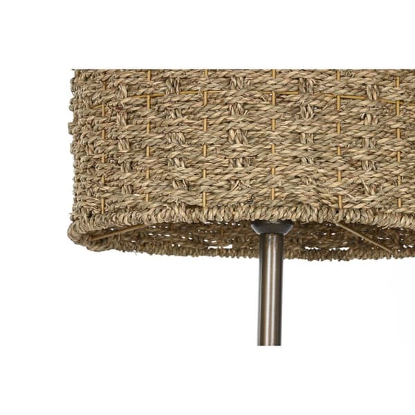 Golvlampa Home ESPRIT Brun Naturell 220 V 41 x 41 x 156 cm