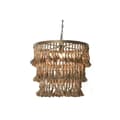 Miniatyrbilde 2 av 6: Taklys Home ESPRIT Brun Naturell Tre Metall 50 W 53 x 53 x 123 cm