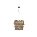 Miniatyrbilde 1 av 6: Taklys Home ESPRIT Brun Naturell Tre Metall 50 W 53 x 53 x 123 cm
