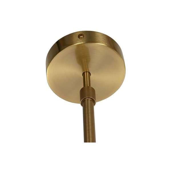 Taklampa DKD Home Decor 83 x 36 x 36 cm Glas Gyllene Metall Vit