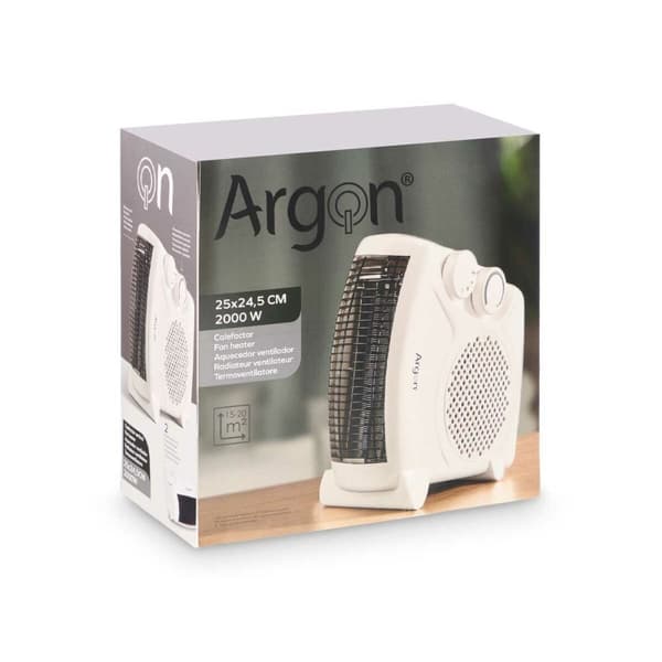 Vertikalt värmeelement Argon W-HF1714 Vit 2000 W