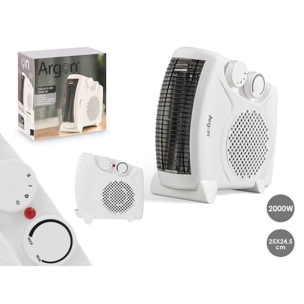 Vertikalt värmeelement Argon W-HF1714 Vit 2000 W