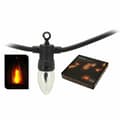 Miniatyrbillede 1 af 5: LED guirlande Lifetime 5,1 m 1,5 m Sort Flammeeffekt