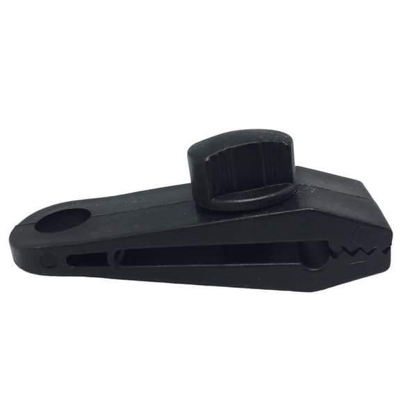 Awning and tarpaulin clamps set Bensontools Klipsi Musta 4 osaa Ø 0,27 x 8 x 3 cm