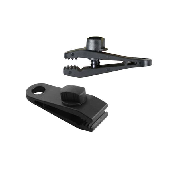 Awning and tarpaulin clamps set Bensontools Klipsi Musta 4 osaa Ø 0,27 x 8 x 3 cm