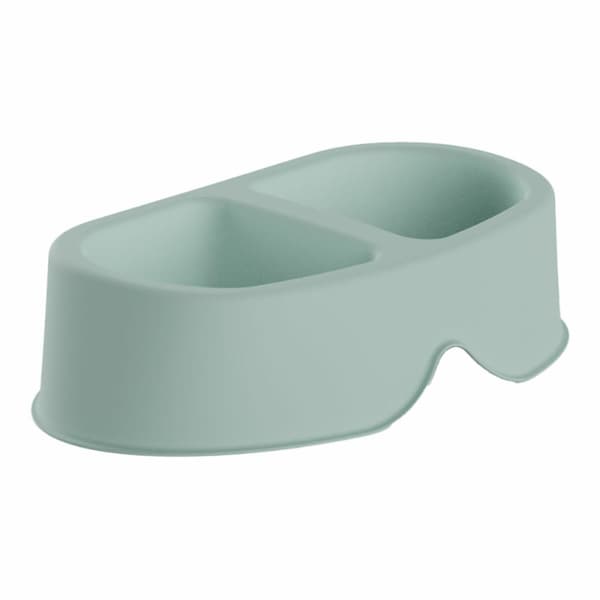Hundmatare Plastiken 20138 Grön Plast 0,5 L Double