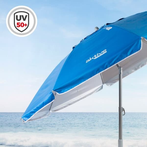 Napernyő Aktive Blå Polyester Aluminium 220 x 225 x 220 cm (6 antal)