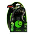 Miniatyrbild 4 av 4: DoHundkoppel Flexi NEW NEON 5 m Storlek S Grön