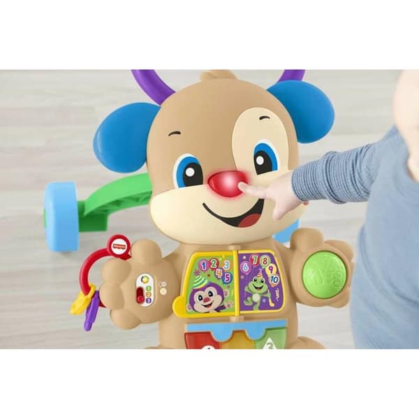 Pyörällinen kävelykehys Fisher Price Ääni Koira Valot Monikielinen