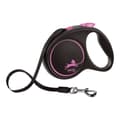 Miniatyrbild 1 av 3: DoHundkoppel Flexi BLACK DESIGN Svart Rosa S