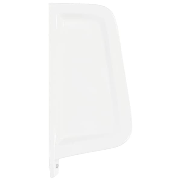 vidaXL Skiljevägg för urinal keramik vit