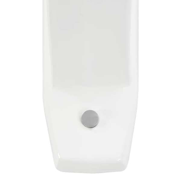 vidaXL Skiljevägg för urinal keramik vit