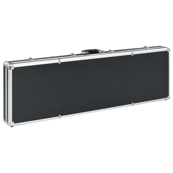 vidaXL Pistolväska svart 118x38x12 cm aluminium
