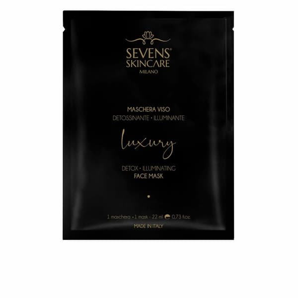 Ansigtsmaske Sevens Skincare Detox Lysreflekterende 1 enheder