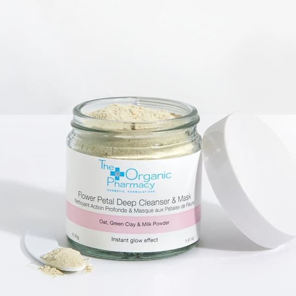 The Organic Pharmacy® Flower Petal Deep Cleanser & Exfoliating mask 60 g
