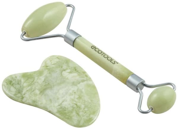 Soin anti-âge pour le visage et le cou Ecotools Jade Jade Lot 2 Pièces