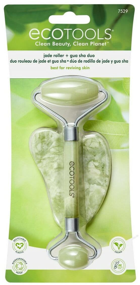 Soin anti-âge pour le visage et le cou Ecotools Jade Jade Lot 2 Pièces