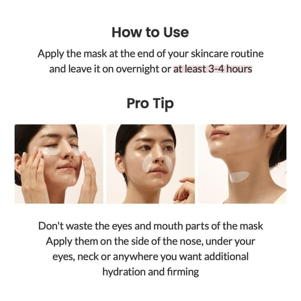 2 stk Biodance Bio-Collagen Real Deep Mask – Collagen Sheet Face Overnight Mask