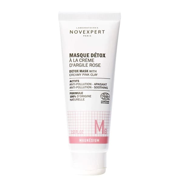 Novexpert Detox Mask With Creamy Pink Clay 75ml