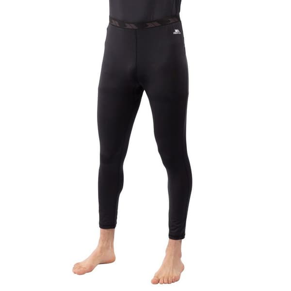 Trespass Mens Leon Base Layer Bottoms Black S