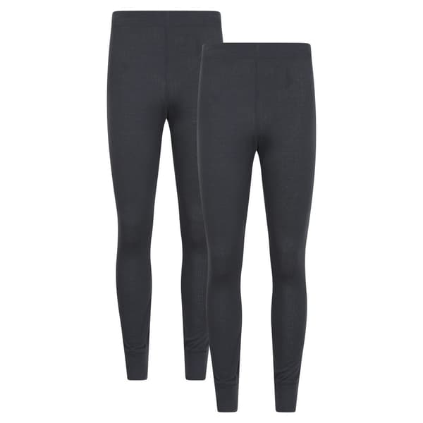 Mountain Warehouse Mens Talus Base Layer Bottoms (Pack of 2)