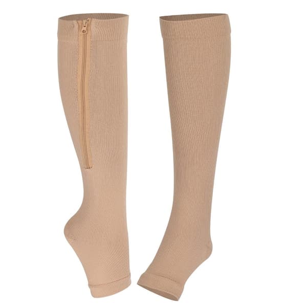 Zip Sox - Stödstrumpa med dragkedja