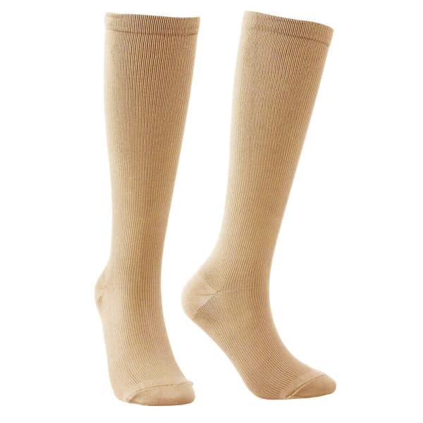 Bekväma Kompressionsstrumpor - Beige Beige S