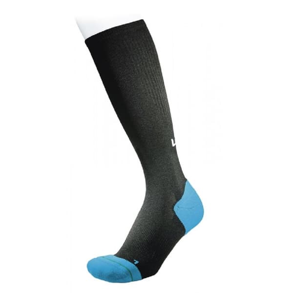 Ultimate Performance Unisex Adult Run and Recover Recycled Compression Socks Black/Sky Blue S