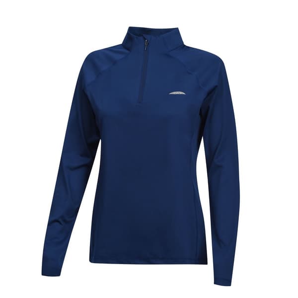 Weatherbeeta Womens/Ladies Prime Long-Sleeved Base Layer Top Navy M