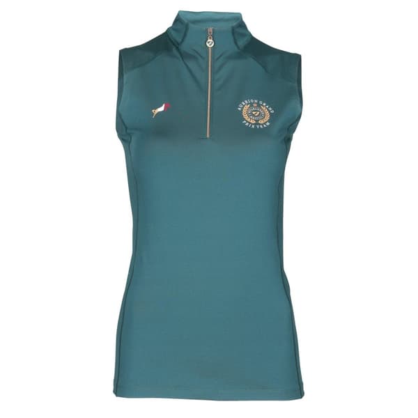 Aubrion Womens/Ladies Team Sleeveless Base Layer Top Green XL