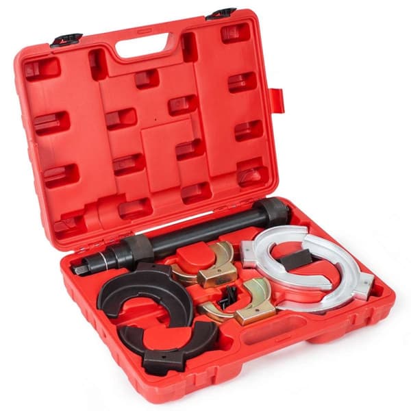 Fjäderspännare set för McPherson-fjäderben - röd Fjäderspännare set för McPherson-fjäderben - röd