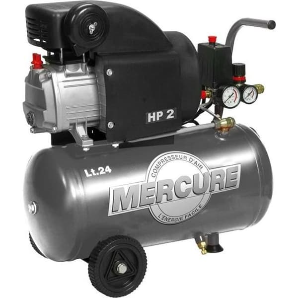 MERCURE Horisontell luftkompressor - 24 L - 2 CV
