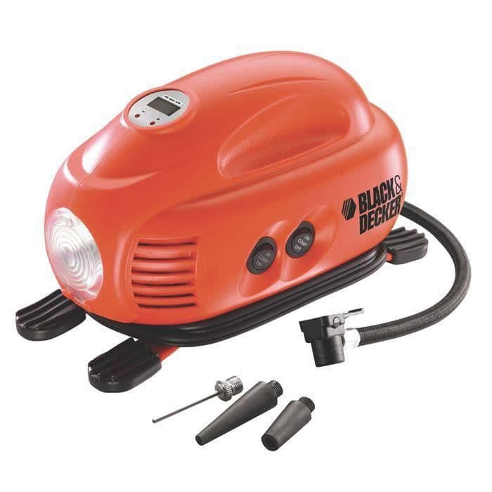 SVART & DECKER Kompressor 12 V 8,27 bar